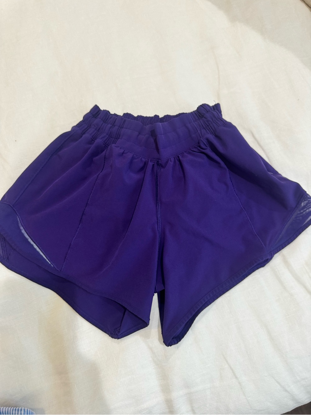 lululemon athletica Deep Purple Athletic Shorts